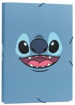 CARPETA A4 GOMAS Y SOLAPAS DISNEY STITCH TROPICAL