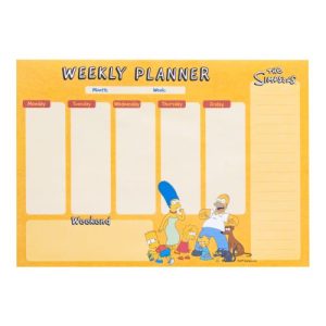 BLOX PLANIFICADOR SEMANAL A4 THE SIMPSONS