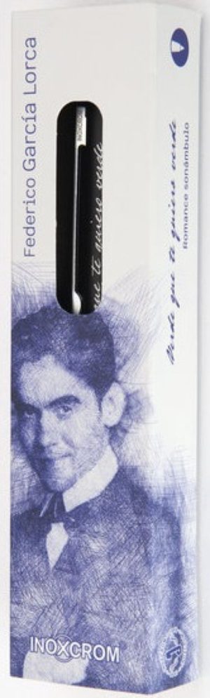ESTUCHE BOLIGRAFO BOOKS ESCRITOR FEDERICO GARCIA LORCA