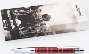 BOLIGRAFO BEAT IS BACK TARTAN BURDEOS