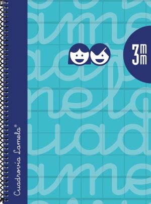 CUADERNO ESPIRAL 4º 80H 90G 3MM TURQUESA CUADROVIA EXTRADUR