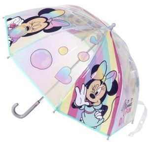 PARAGUAS MANUAL POE BURBUJA MINNIE MOUSE 45X45CM