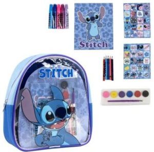 MOCHILA COLOREABLE STITCH 22X23X7CM