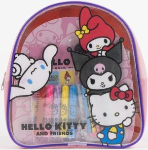 MOCHILA COLOREABLE HELLO KITTY