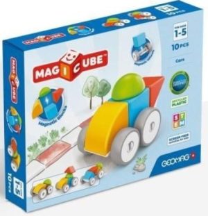 Geomag magicube cars bloques construccion magneticos 10 piezas