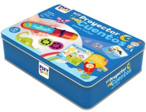 KIT PROYECTOR CUENTOS CAJA METALICA