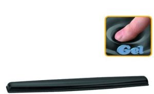 REPOSAMUÑECAS PARA TECLADO DE GEL CRISTAL COLOR NEGRO