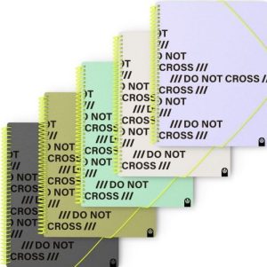 C/10 CARPETA Fº PP NOT CROSS 20 FUNDAS COLORES SURTIDOS