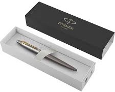 ESTUCHE BOLIGRAFO LACADO GRIS PARKER JOTTER CORE TINTA AZUL
