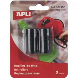 BLISTER 2 RODILLO TINTA ETIQUETADORA APLI UNA LINEA 101418