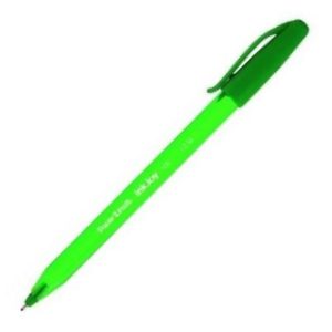 C/50 boligrafo inkjoy 100 cap verde punta media 1,0mm paper mate