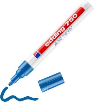 C/10 ROTULADOR EDDING 750 AZUL 03