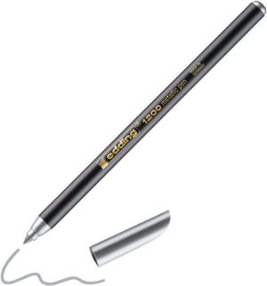 C/10 ROTULADOR EDDING 1200 METALIC PLATA 54 P REDONDA 1-3MM