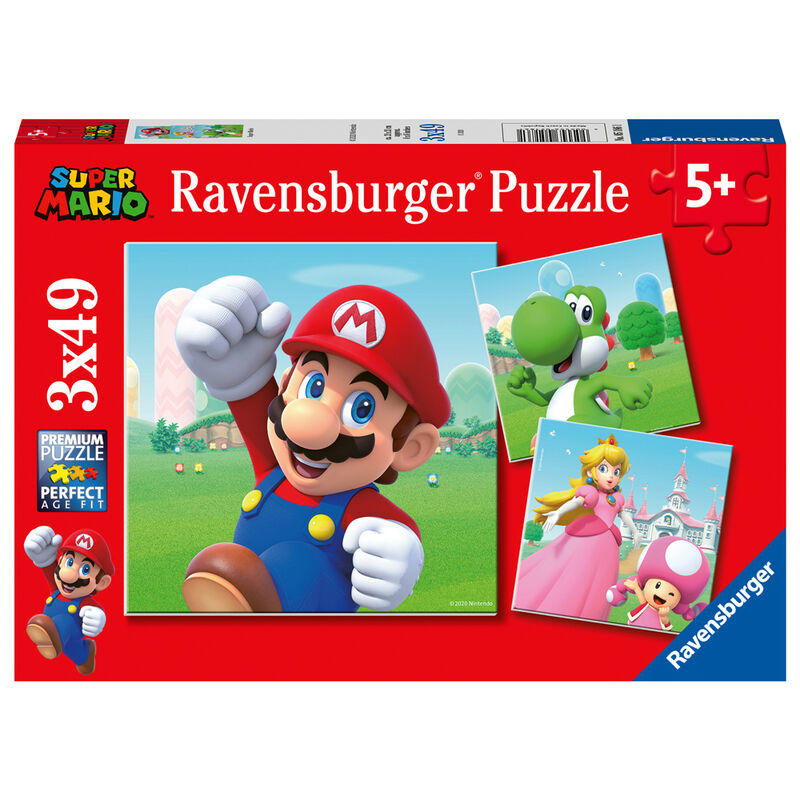 PUZZLE 2D SUPER MARIO 3X49 PIEZAS