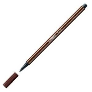 C/10 rotulador stabilo pen 68 marron nº45 punta 1,omm