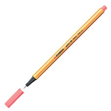 C/10 STABILO POINT 88 ROJO NEON Nº040 PUNTA DE FIBRA 0,4MM