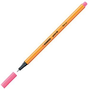 C/10 stabilo point 88 rosa claro nº29 punta de fibra 0,4mm