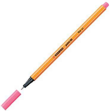C/10 stabilo point 88 rosa claro nº29 punta de fibra 0,4mm