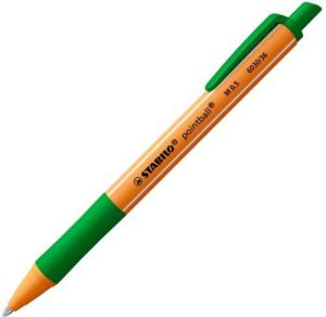 C/10 boligrafo stabilo pointball colorful verde menta punta m 0.5 mm.