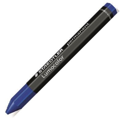 C/12 CRAYONES LUMOCOLOR 236 OMNIGRAPH PERMANENT AZUL