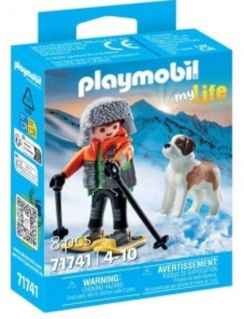 SENDERISTA CON SAN BERNARDO PLAYMOBIL