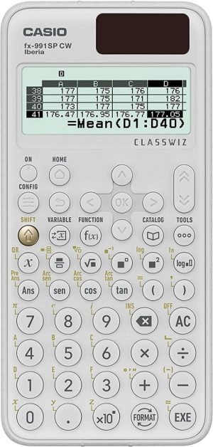 Calculadora cientifica fx-991 spcw classwiz solar 570 funciones