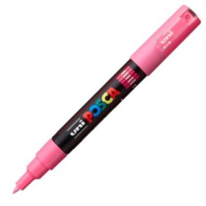 MARCADOR UNI-POSCA PC1M COLOR ROSA PUNTA 0,7MM