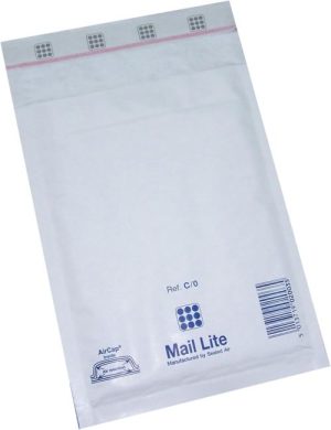 PAQ/10 BOLSA BLANCO ACOLCHADA AK-13 AUTOADHESIVA 150X215MM