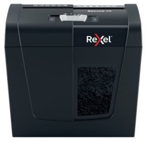 Destructora rexel secure x6 corte en particulas color negro