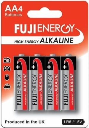 BLISTER 4 PILAS ALCALINAS FUJIENERGY LR06 (AA) 1,5V