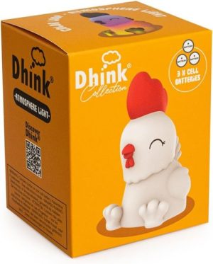 LUZ DE NOCHE MINI DHINK GALLINA PILAS LR44