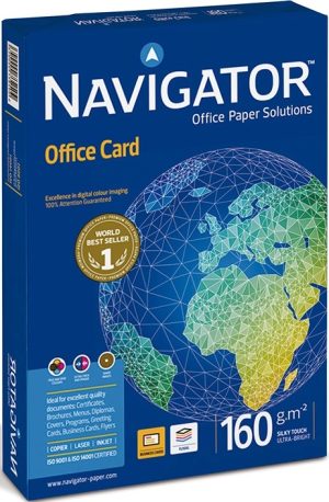 C/5 PAQUETE 250H A4 160G NAVIGATOR OFFICE CARD
