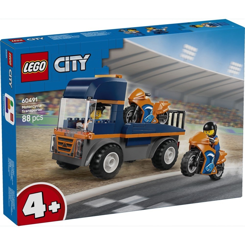 CAMION DE TRANSPORTE DE MOTOS LEGO CITY
