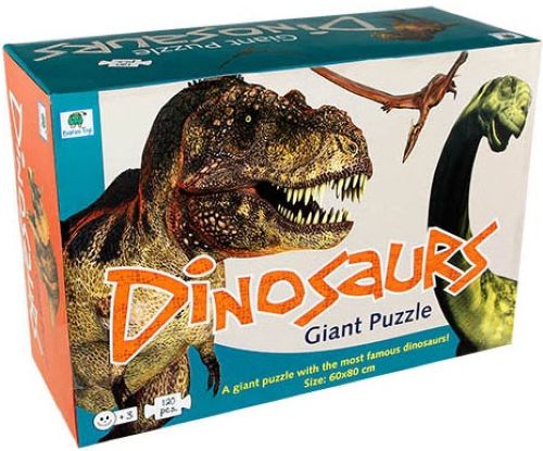 Puzzle de suelo dinosaurios 120 piezas
