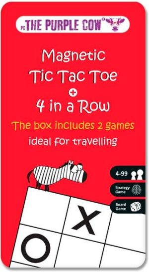 JUEGO MAGNETICO TIC TAC TOE + 4 EN RAYA TO GO