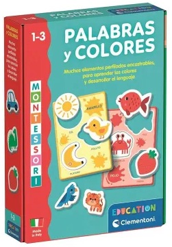 MONTESSORI PALABRAS Y COLORES