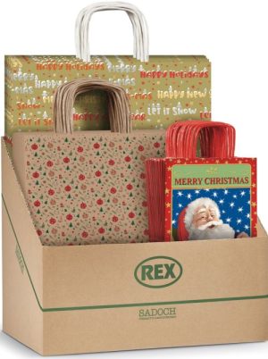 EXP 100 BOLSAS SURTIDAS DISEÑO NAVIDAD SADOCH