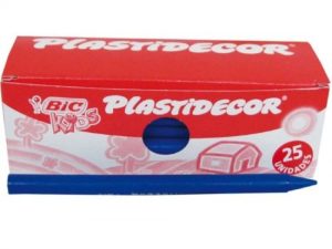 C/25 CERAS PLASTIDECOR UNICOLOR AZUL MARINO