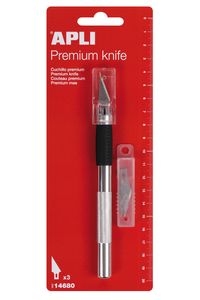 CUTTER DE PRECISION PREMIUM + 3 CUCHILLAS DE RECAMBIO