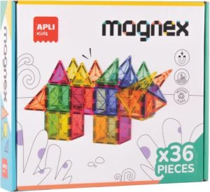 Juego de construcción magnético 36 piezas magnex