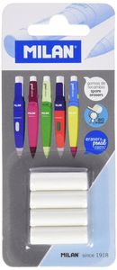 BLISTER 4 GOMAS DE RECAMBIO PARA PORTAMINAS ERASER &PENCIL