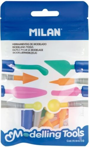 Blister de herramientas de modelado milan