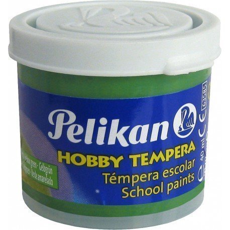 C/6 botes tempera pelikan 40ml color verde nº155