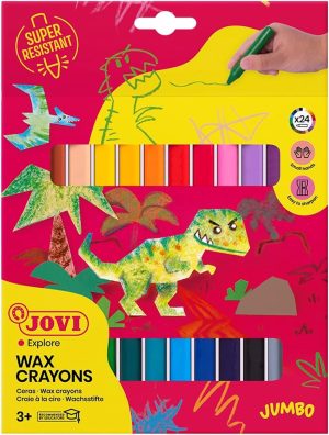 Estuche 24 ceras jovicolor cores