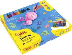 CAJA DE 300 CERAS PLASTICAS COLORES SURTIDOS