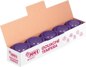 C/5 BOTES TEMPERA JOVI 35ML VIOLETA