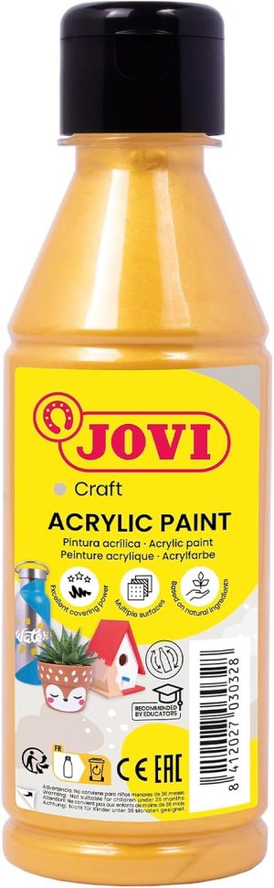 BOTE PINTURA JOVIDECOR ACRYL ORO 250ML
