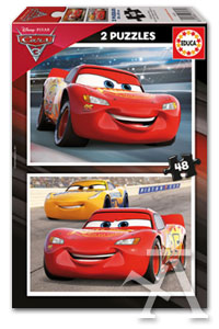 Cars 3. 2 puzzles 48 piezas