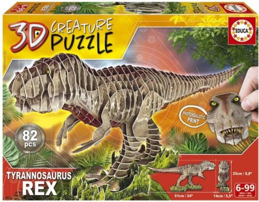 T REX CREATURE PUZZLE 3D