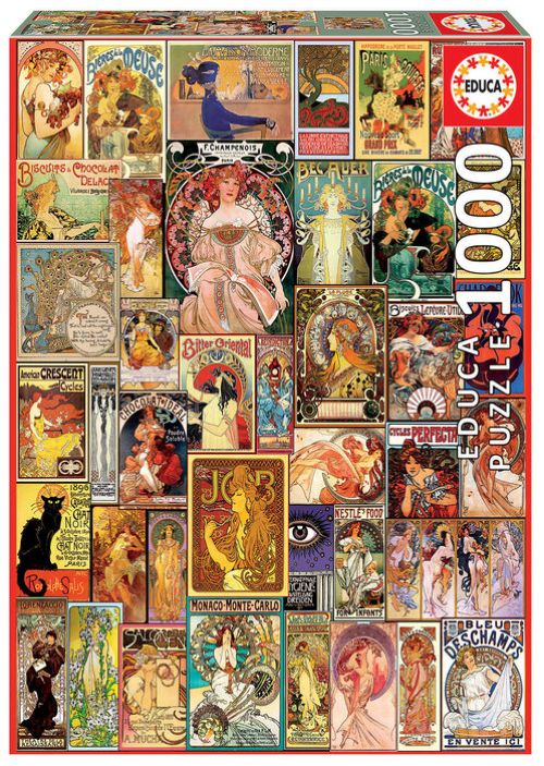 COLLAGE ART NOUVEAU 1000 PIEZAS